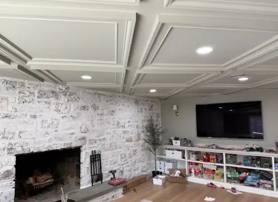 Interior painting project in Huntingdon Valley, PA